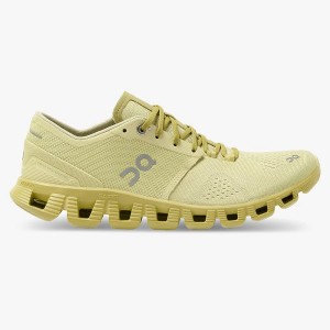 Women's On Running Cloud X 2 Road Running Shoes Yellow | 7481530_MY