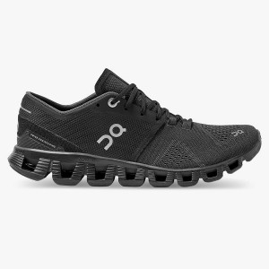 Women's On Running Cloud X 2 Road Running Shoes Black | 8162043_MY