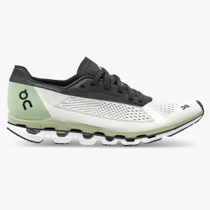 Women's On Running Cloudboom Road Running Shoes White / Black | 3857620_MY