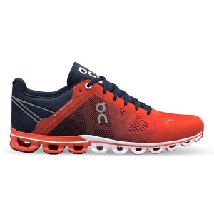 Women's On Running Cloudflow 1 Road Running Shoes Red | 6183475_MY
