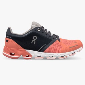 Women's On Running Cloudflyer 2 Running Shoes Orange / Navy | 8672395_MY