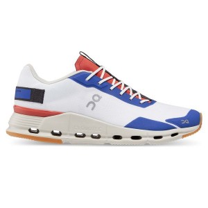 Women's On Running Cloudnova Form Sneakers White / Orange | 7053842_MY