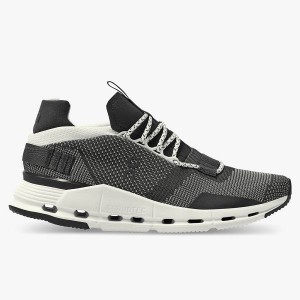 Women's On Running Cloudnova Sneakers Black / White | 2634890_MY