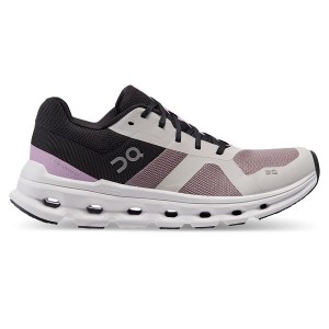 Women's On Running Cloudrunner Road Running Shoes Black | 2638174_MY