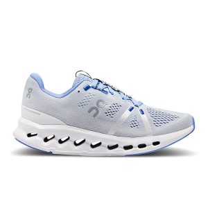 Women's On Running Cloudsurfer Road Running Shoes Blue / White | 9423187_MY