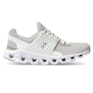 Women's On Running Cloudswift Road Running Shoes Grey / White | 5183094_MY