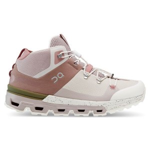 Women's On Running Cloudtrax Hiking Boots Rose / White | 4283675_MY