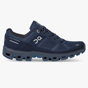 Women's On Running Cloudventure 2 Hiking Shoes Navy | 416258_MY