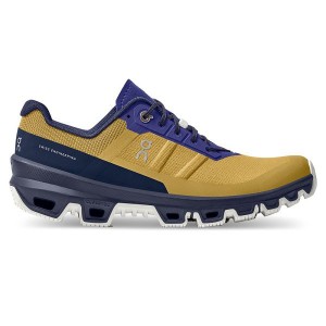 Women's On Running Cloudventure Hiking Shoes Brown / Blue | 7281495_MY