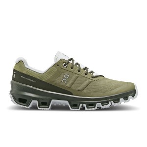 Women's On Running Cloudventure Trail Running Shoes Olive | 1938654_MY