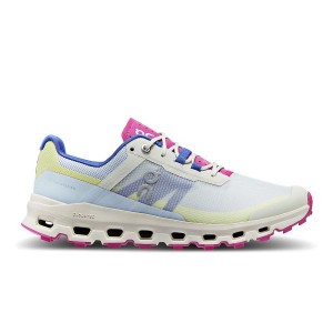 Women's On Running Cloudvista Hiking Shoes Blue / Yellow | 974528_MY