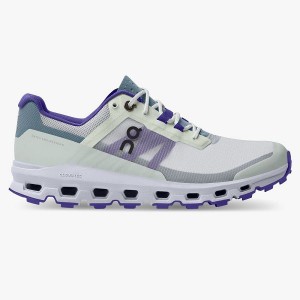 Women's On Running Cloudvista Trail Running Shoes White | 3179405_MY