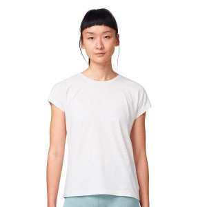 Women's On Running Comfort-T 2 T Shirts White | 4102739_MY