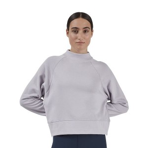 Women's On Running Crew Neck Sweatshirts Purple | 9467120_MY