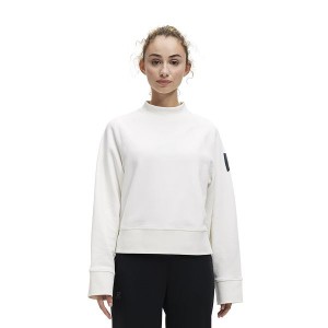 Women's On Running Crew Neck Sweatshirts White | 5013974_MY