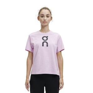 Women's On Running Graphic-T 1 T Shirts Pink | 6273915_MY