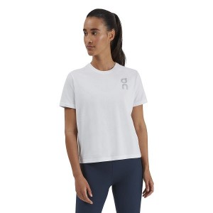 Women's On Running Graphic-T 1 T Shirts White | 9476153_MY