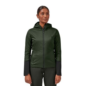 Women's On Running Insulator Jackets Dark Green / Black | 1746890_MY