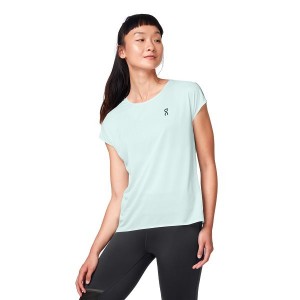 Women's On Running Performance-T 3 T Shirts Green | 6973210_MY
