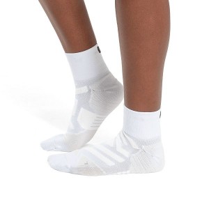 Women's On Running Performance Mid Socks White | 2743961_MY