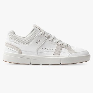Women's On Running THE ROGER Clubhouse Sneakers White | 8367250_MY