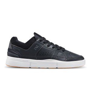 Women's On Running THE ROGER Clubhouse Sneakers Black / White | 2780513_MY