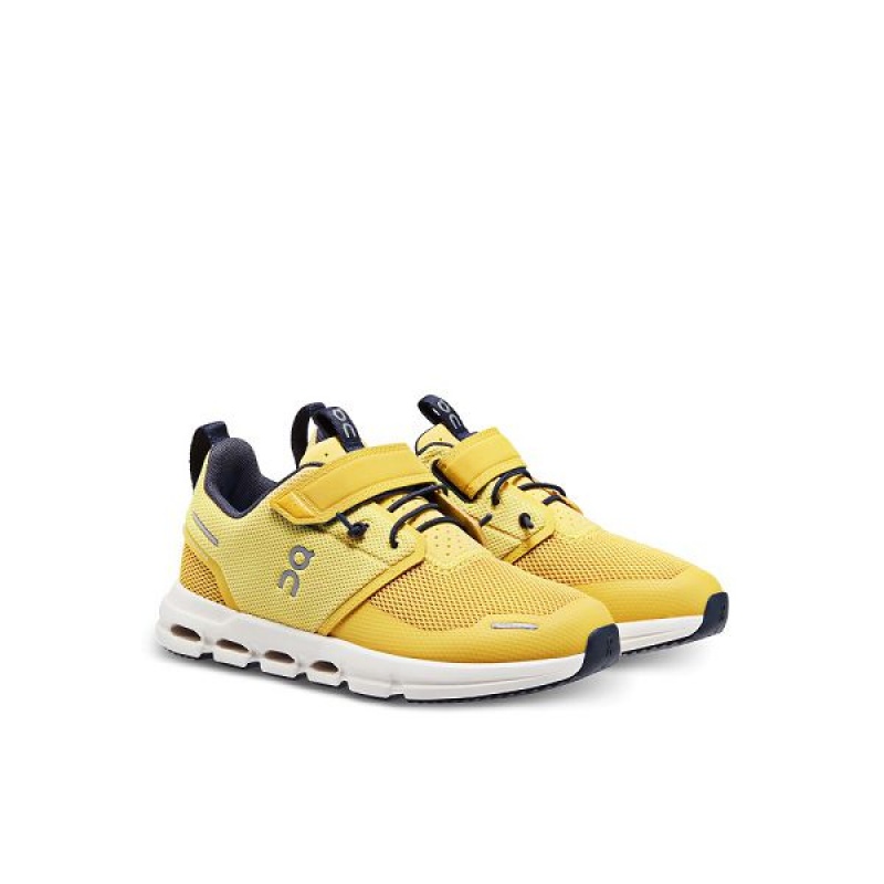 Kids' On Running Cloud Play Running Shoes Mustard / White | 671342_MY