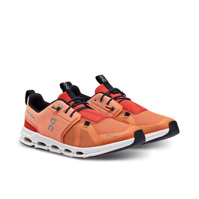 Kids' On Running Cloud Sky Running Shoes Orange / Red | 5382469_MY