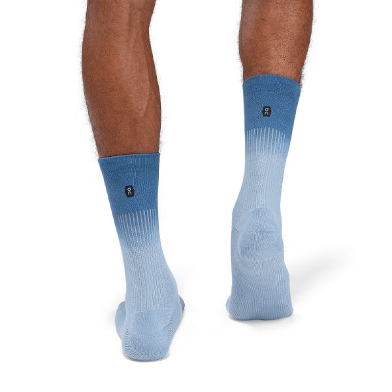 Men's On Running All-Day Socks Blue | 1205743_MY