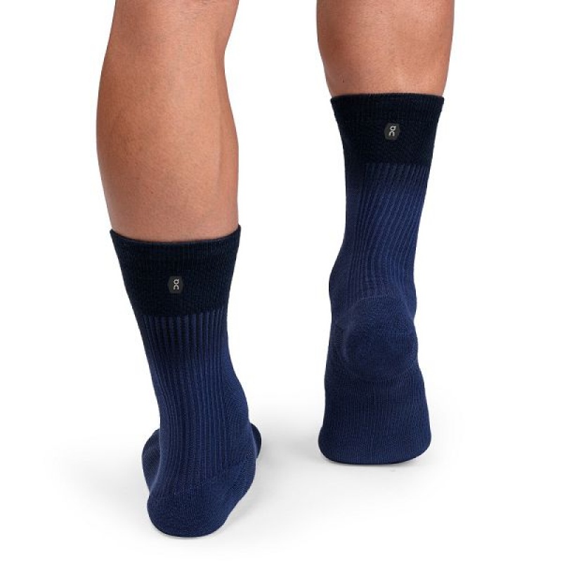 Men's On Running All-Day Socks Blue / Black | 723596_MY