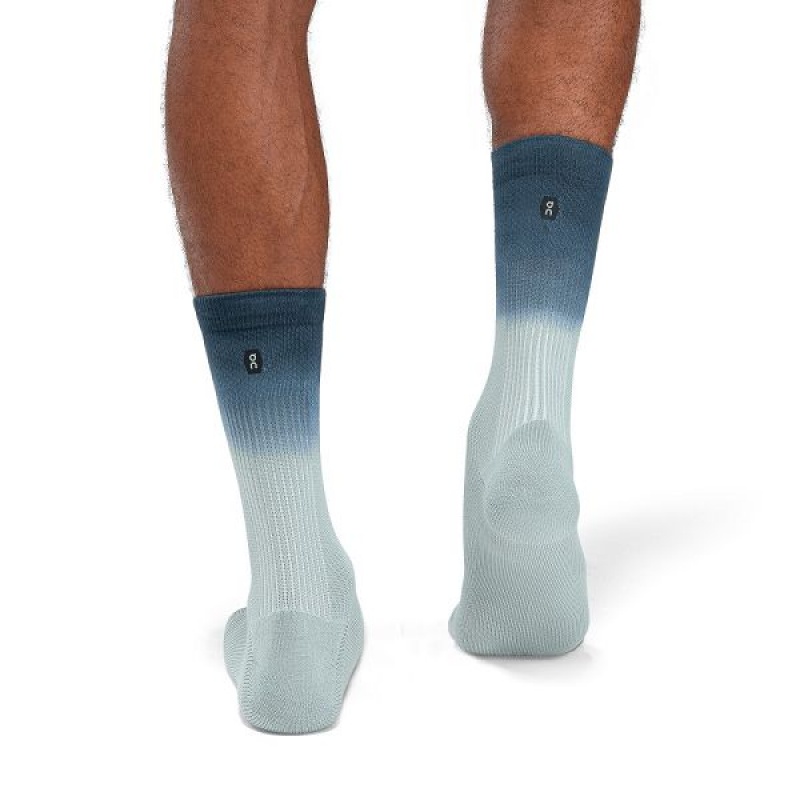 Men's On Running All-Day Socks Green / Navy | 9860134_MY