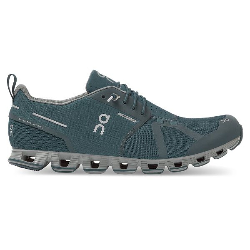 Men\'s On Running Cloud 2 Waterproof Sneakers Blue | 4605139_MY