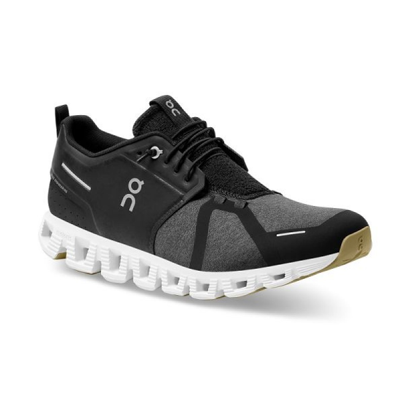Men's On Running Cloud 5 Terry Sneakers Black | 9023718_MY