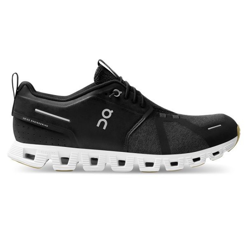 Men\'s On Running Cloud 5 Terry Sneakers Black | 9023718_MY