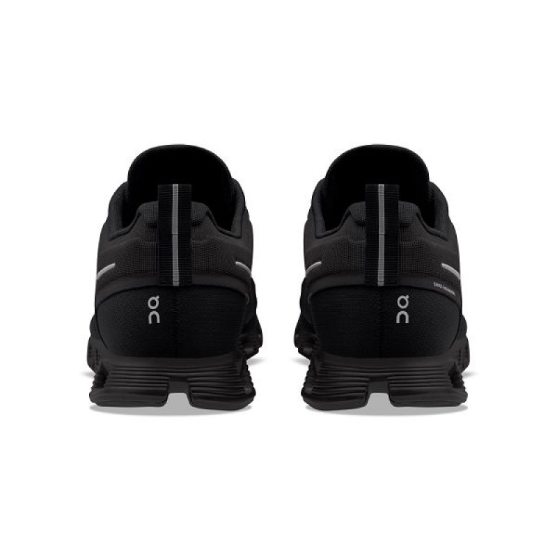 Men's On Running Cloud 5 Waterproof Sneakers Black | 8314950_MY