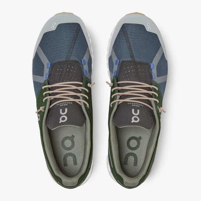 Men's On Running Cloud 70 | 30 Sneakers Blue / Green | 6427581_MY