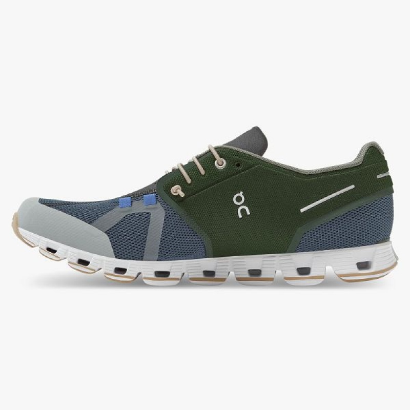 Men's On Running Cloud 70 | 30 Sneakers Blue / Green | 6427581_MY