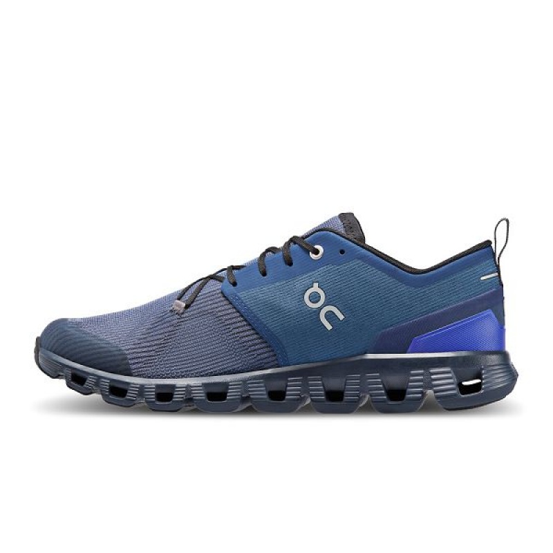 Men's On Running Cloud X 3 Shift Sneakers Blue | 7503194_MY