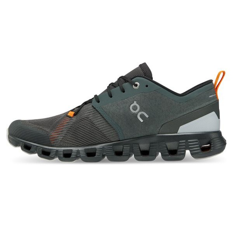 Men's On Running Cloud X 3 Shift Sneakers Green | 9136807_MY