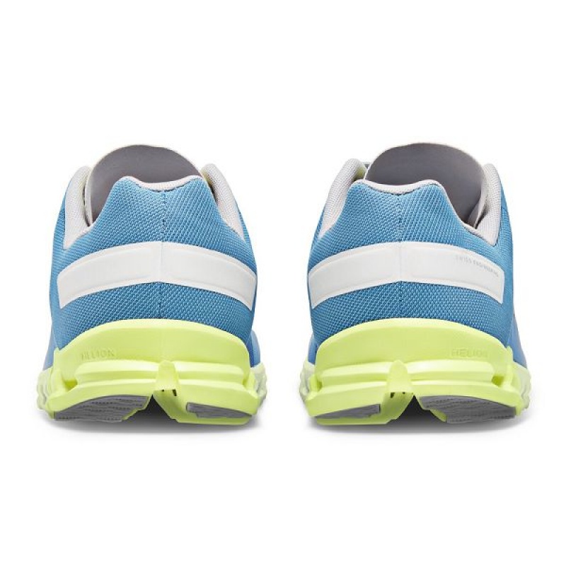 Men's On Running Cloudflow Road Running Shoes Green / Blue | 4516928_MY