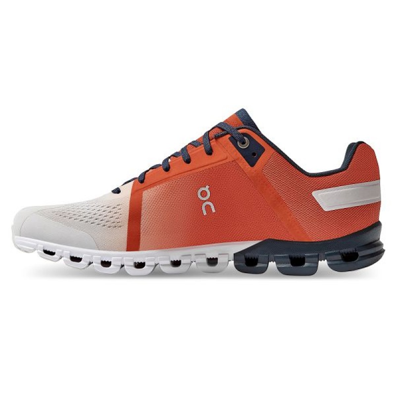 Men's On Running Cloudflow Road Running Shoes Orange | 1867395_MY