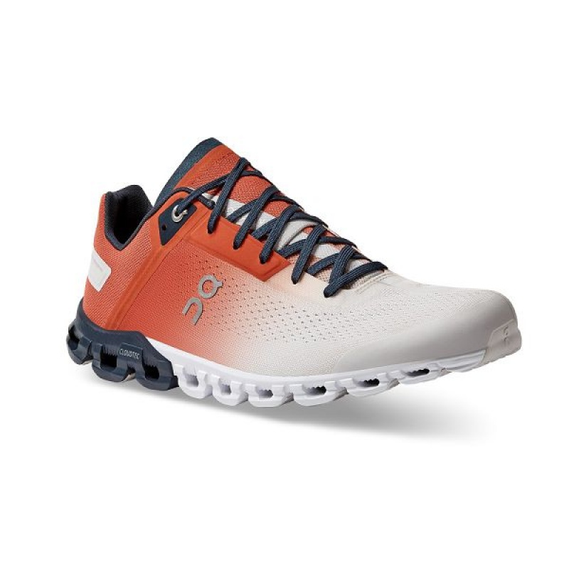 Men's On Running Cloudflow Road Running Shoes Orange | 1867395_MY