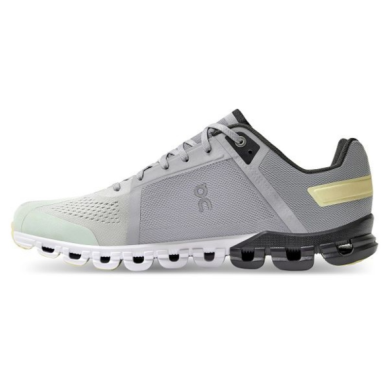 Men's On Running Cloudflow Road Running Shoes Grey | 3892471_MY