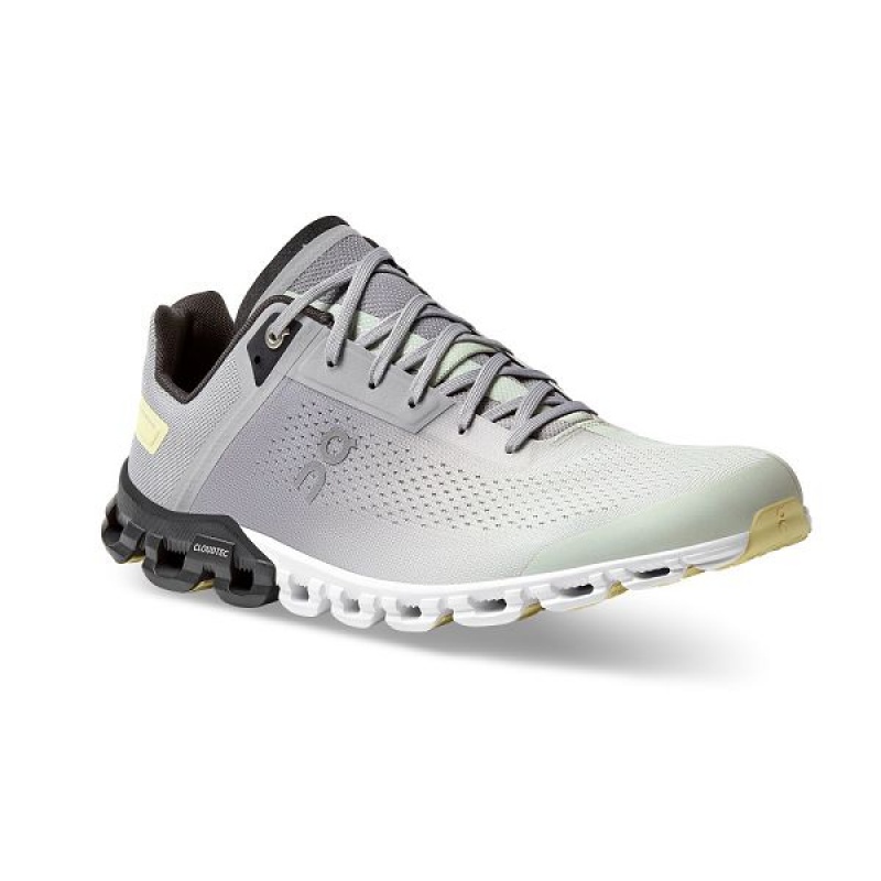 Men's On Running Cloudflow Road Running Shoes Grey | 3892471_MY