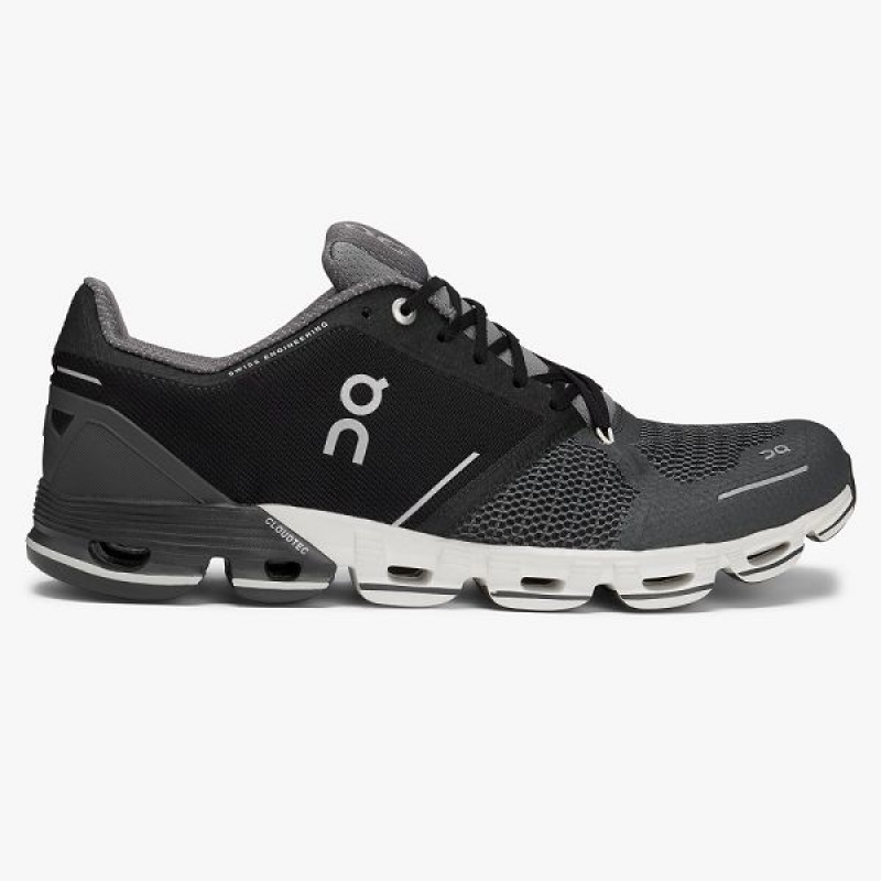 Men\'s On Running Cloudflyer 2 Running Shoes Black / White | 5371428_MY
