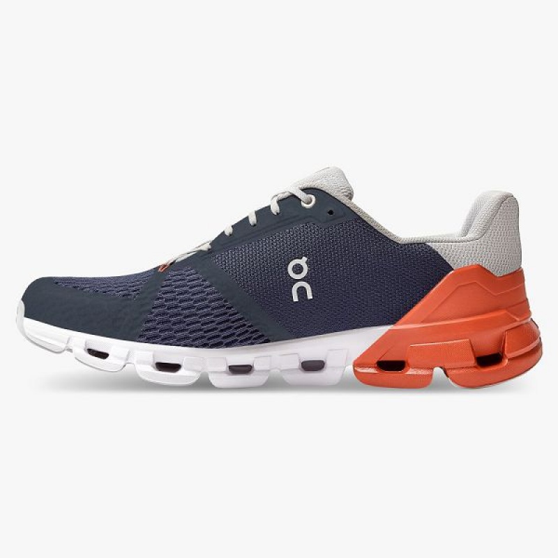 Men's On Running Cloudflyer 3 Road Running Shoes Navy | 3026897_MY