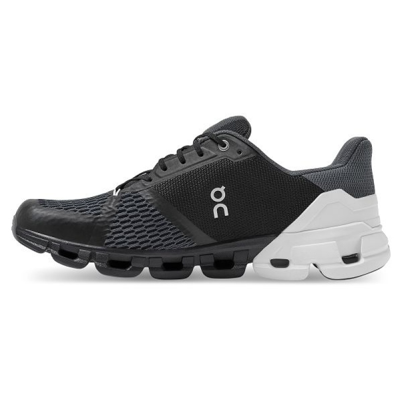 Men's On Running Cloudflyer 3 Road Running Shoes Black / White | 8521740_MY