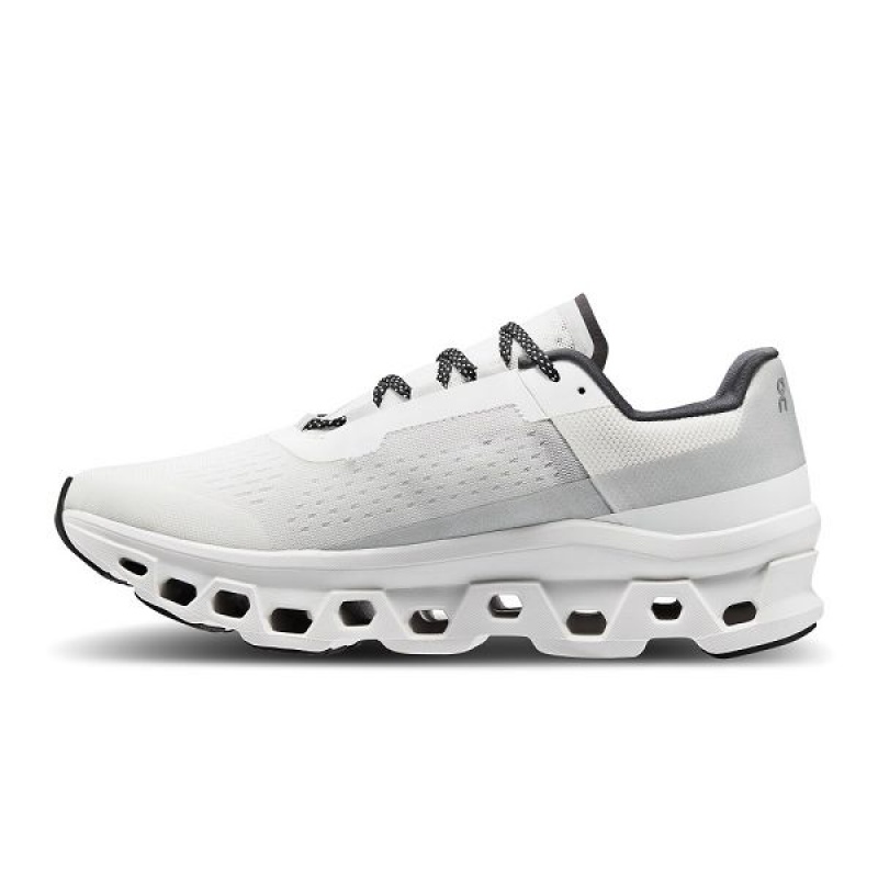 Men's On Running Cloudmonster Road Running Shoes White | 5421609_MY