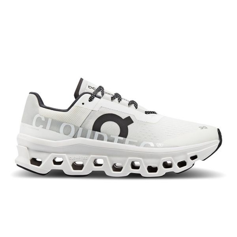 Men\'s On Running Cloudmonster Road Running Shoes White | 5421609_MY