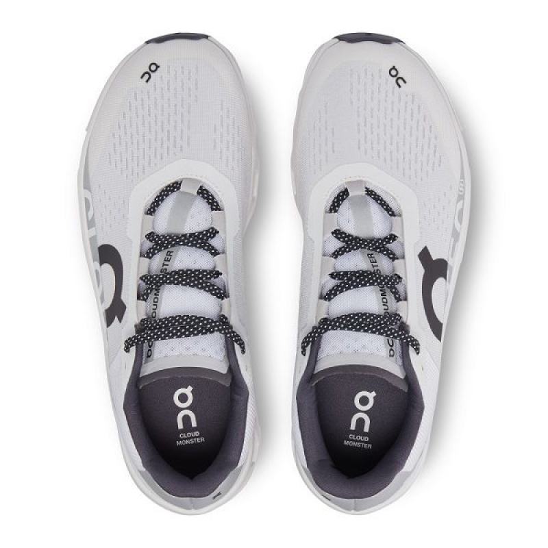 Men's On Running Cloudmonster Road Running Shoes White | 4958136_MY